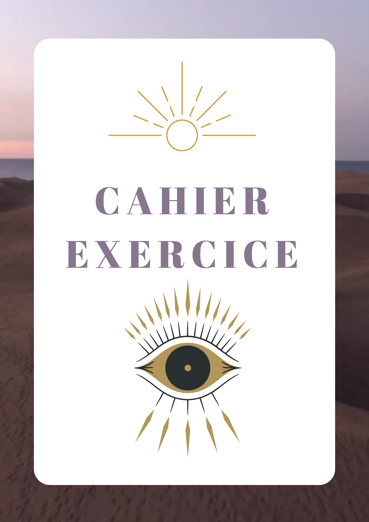 Cahier d&rsquo;exercice